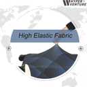 HYPER VENTURE Washable Luggage Cover - Fashion Suitcase Protector Fits 27-30 Inch Luggage (Blue Cube, L)