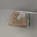 8" Plant Stand, Small Floor Indoor Plant Stand, Mid Century Wood Planter Stand with Metal Legs, Round Modern Plant Stool for Indoor Outdoor Flower Pots, Brown (8" X 1 Piece)