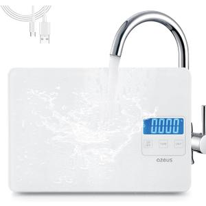 Food Scale with USB Rechargeable, Digital Kitchen Scale with 6 Units, High Precision to 0.04 oz /11lbs Capacity, Weight Range from 3g-5000g
