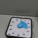 LIORQUE 60 Minute Visual Timer for Kids and Adults, Non-Ticking 7.5 Inch Large Visual Countdown Timers for Classroom Desk Countdown Clock with Magnetic Backing, Kids Pomodoro Timer Clock (Dark Blue)