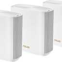 ASUS ZenWiFi Whole-Home Tri-band Mesh WiFi 6E System (ET9 3PK), Coverage up to 7,800 sq.ft, 7800Mbps, new 6GHz band, AiMesh, Lifetime Free Internet Security, Parental Control, EasySetup, Instant Guard