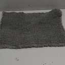 Waffle Bath Mat, Super Absorbent Non-Slip Bath Mats for Bathroom Floor, Machine Washable Bathroom Rugs with Tassels, Rubber Backed Bathroom Mats, Ultra Soft. (Light Gray)