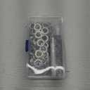 Pangda 100 Sets Grommet Eyelets Kit With Setting Tool and Storage Box for Fabric, Tarps, Curtains (3/ 8 Inch Inside Diameter, Silver)