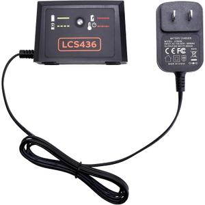40Volt Battery Charger Replacement for Black and Decker 36V 40V MAX Lithium Charger LCS36 LCS40,Compatible with Black & Decker 36V/40V MAX Battery LBXR36 LBXR2036 LBX1540 LBX2040 LBX2540