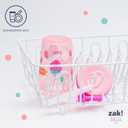 Zak Designs Kelso Toddler Cups For Travel or At Home, 15oz 2-Pack Durable Plastic Sippy Cups With Leak-Proof Design is Perfect For Kids (Fanciful Unicorn, Happy Skies)