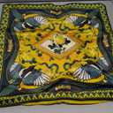 Dorachic Euro Shams Velvet Mustard Yellow Throw Pillow Covers 18x18, Bird Pillow Covers Animal Print Accent Pillow for Bed Couch Grandmillennial Home Decor, Yellow Magpie