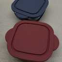 6 Cup 2 Pack Tempered Glass Food Container with Leak-Proof Storage Lid, Ninja Crispi Containers Compatible with Ninja Crispi 4-in-1 Air Fryer, Microwave, Freezer, Dishwasher Safe