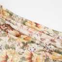 Womens Off Shoulder Long Sleeve Floral Mesh Tops Slim Fit Shirts Tops Fall Outfits 2026 (Large)