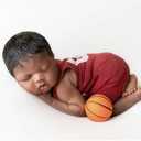 Zeroest Newborn Baby Boy Girl Photography Props Basketball Theme Outfits Baseball Football Fabric Set for Newborn Photo Shoot