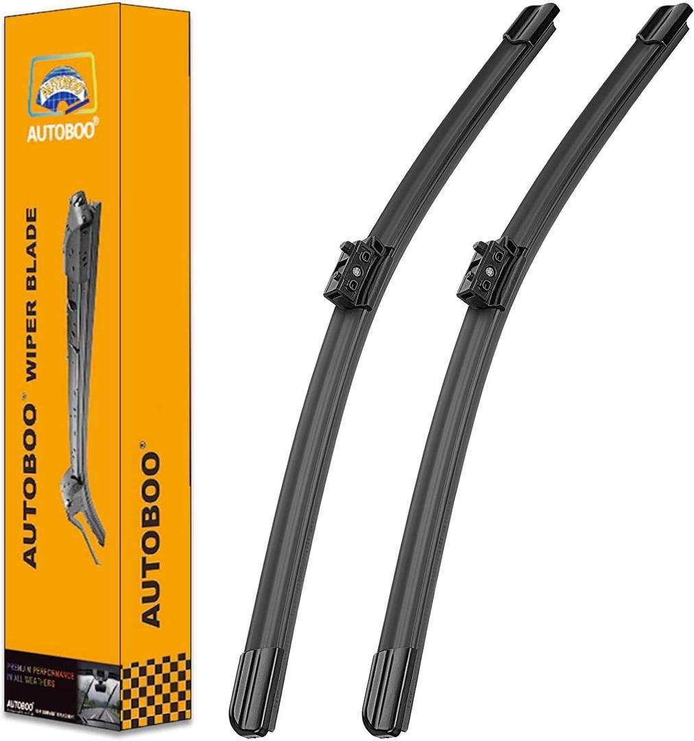 AUTOBOO 26"+24" Windshield Wipers Replacement for Mercedes-Benz Sprinter 1500 2500 3500 2019 2020 2021 2022 2023 -Original Equipment Factory Quality Wiper blades (Pack of 2)-Without window washer hose