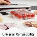 Syntus 200 Count Vacuum Sealer Bags Quart 8 x 12 inch for Seal a Meal, Commercial Grade BPA Free Heavy Duty Precut Seal Bags, Food Vac Bags for Storage, Meal Prep or Sous Vide