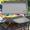 Silicone Griddle Cover for Omnivore Blackstone 36" Griddle, Silicone Grill Protective Mat for Blackstone Accessories,Full-edge Coverage Design Protect from Dirt,Rust(Gray)