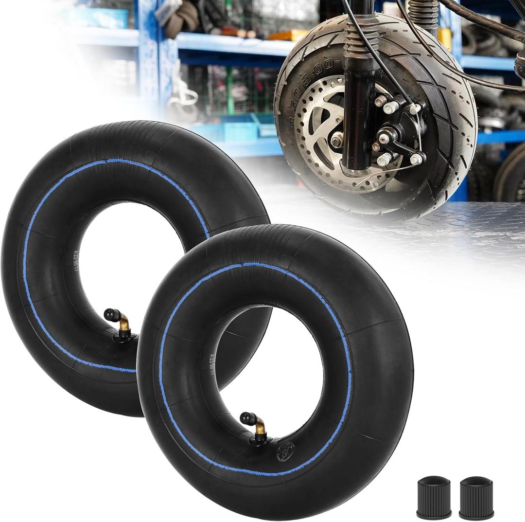 3.00-4 260x85 Inner Tube with TR87 Angled Valve Stem for E300 E325 eZip E-400 450 IZIP I-400 Jazzy PaceSaver Wheelbarrow Pocket Rocket Chopper Mobility Gas Electric Scooter Mini ATV Go Kart