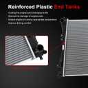 GXARTS Radiator 25310CW700 Compatible with Kia Sportage 2.5L 2023-2024 Compatible with Hyundai Tucson 2.5L Engine 2022-2025