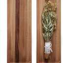 16.5-inch Acacia Wood Serving Platters Tray,Rectangle Wooden Platter with Raised Edge for Home Kitchen Decor, Food, Cheese, Fruit,Charcuterie, Appetizer Serving Tray. (2, 16.5-inch)