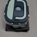 Monteka Electric Lunch Box Food Heater - Leakproof Portable Food Warmer heated lunch box for adults for Car/Home/Truck with 1.5L Removable Stainless Steel Container, Gifts for Men, 12V/24V/110V