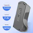 XSBT620 Battery XSBT600 for Shark IZ363HT IZ362H IZ163H IZ162H IZ376H IZ382H IZ377H Rocket Pet Pro/Pet Plus/Pet Power/PowerPro Flex Reveal Plus Cordless Stick Vaccum