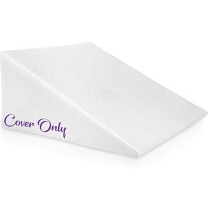 Ebung Bed Wedge Pillow Cover - Fits 12 Inch Bed Wedge Pillow - Replacement Cover Only - Washable Ebung Bed Wedge Pillow Cover - Fits 12 Inch Bed Wedge Pillow - Replacement Cover Only - Washable