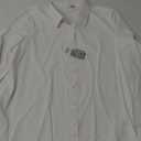 Button Down Shirts Long Sleeve Collared Casual Shirt Office Work Blouse Tops XL