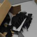 14-Gauge(2MM) Stronger Hurricane Ties for Rafters, 25 Pack Hurricane Straps Brackets, Hot Dip Galvanized Powder Coating Hurricane Clips Joist Hangers for 2X Deck Joists, Roof Trusses, Black