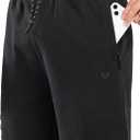 NORTHYARD Men's Cotton Casual Sweat Shorts Athletic Running Short with Zipper Pockets 7" Workout Gym Lounge for Mens L