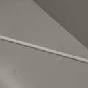 Amazon Basics No Drill Spring Tension Curtain Rod, Adjustable Length 36-54", Classic Finial, White