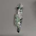 JINHAO 10 Press Fountain Pen, Retractable Metal Pen with Ink Converter (F Nib 0.5mm, Light Pine Green - Black Clip)