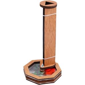 Creative Wooden DIY Kaleidoscope Kit for Rotating Kaleidoscope Glasses with Refillable Patterns Lightweight and Portable Outdoor to Enhance Imagination and Visual Learning