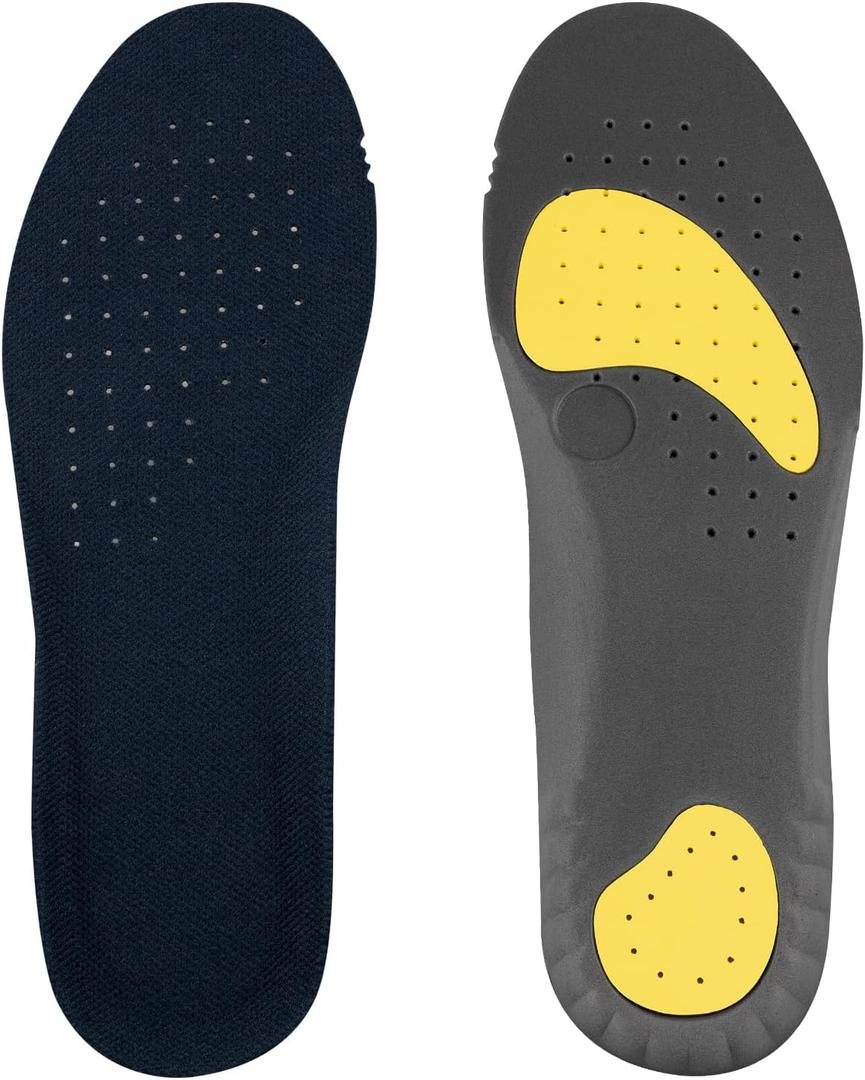 Endoto Insoles for Blundstone Men & Women Shoes, Classic Footbed Footwear Inserts for Comfort & Shock Absorption(Size: US 13-15 Men / 15-17 Women) Black