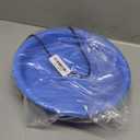 TUSPEU Heated Bird Bath Bowl for Outside,100W Thermostatically Controlled Heated Birdbath Single Bowl Water Heated Bird Bath for Outdoor Winter Garden Patio Yard Lawn Deck (Blue)