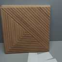 Soon Global Acoustical Wall Panels, 6-Piece 23.62 X 23.62 Inches Art Acoustic Panels, Decorative Acoustic Panels, Acoustic Wall Panels, Sound Absorbing Wall Art, Arcadian Vortex, 72 X 48 Inches
