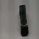 Reflective Dog Collar, Adjustable Soft Neoprene Padded Nylon Pet Collars with Buckle for Medium Dogs, Black, M