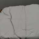 Bedsure Comforter Duvet Insert - Quilted Comforters Queen Size, All Season Duvet, GentleSoft Down Alternative Bedding, with 8 Tabs, Gifts for Women/Men, Light Grey, Queen 88 x 88 Inches