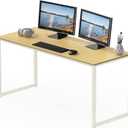SHW Mission 55-Inch Home Office Computer Desk, Oak
