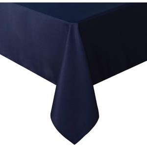 sancua Rectangle Tablecloth - 70 x 108 Inch - Stain and Wrinkle Resistant Washable Polyester Table Cloth, Decorative Fabric Table Cover for Dining Tables, Buffet Parties and Camping, Navy