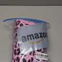 FUAMEY Dog Coat for Large Dogs,Waterproof Dog Winter Jacket with Harness Built in Puppy Cold Weather Coats Reflective Pet Vest with Zipper Warm Fleece Dogs Snowsuit Windproof Pink Leopard L (L (Chest:24in))