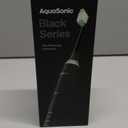 Aquasonic Black Series Ultra Whitening Toothbrush  ADA Accepted Electric Toothbrush- 8 Brush Heads & Travel Case  40,000 VPM Electric Motor & Wireless Charging - 4 Modes w Smart Timer (1 Count (Pack of 1))