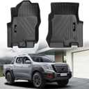 for 2022-2026 Nissan Frontier Crew Cab Floor Mats Front Liner 2 PCS Accessories (for 2022-2026 Nissan Frontier)