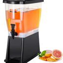 VEVOR Beverage Dispenser, 3 Gallon Drink Dispenser for Parties, Plastic Juice Dispenser with Stand Spigot Lid, Iced Tea Lemonade Juice Water Dispenser, for Restaurants, Hotels, Parties