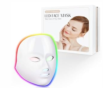 Led Face Mask Light Therapy, White 1234