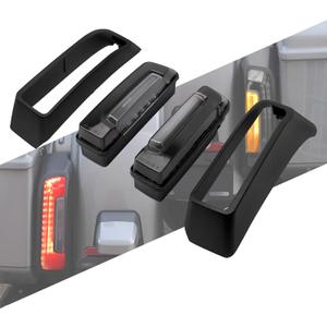 Rear Fender Lights Saddlebag Side Light Taillight Brake Lights Fit For Harley Touring Road Glide CVO Street Glide 2024-up (Black)