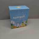 Baffect Water Pitcher, High Borosilicate Glass Jug with Stainless Steel Lid, Leakproof Fridge Door Carafe for Hot or Cold Beverage Vertical Pattern (1.8 L/63 oz.)