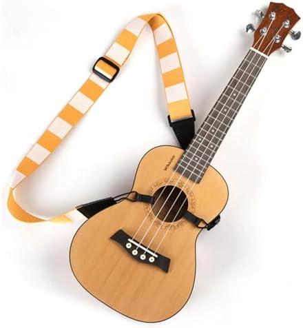 Cheerock Adjustable Ukulele Strap, No-Drill Ukulele Straps Adult Size, Easy to Use with Double J Hooks, Ukulele Accessories