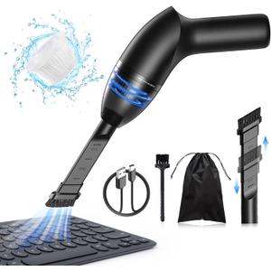 Hayousui 4.3Kpa Keyboard Vacuum Cleaner MiniHandheld Computer Vacuum Cordless for Car Laptop Sewing Machine Portable Keyboard Vac USB Desk Crumbs Dust Cleaners
