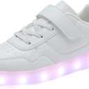 Kids Light Up Shoes with USB Charging Flashing LED Sneakers Luminous Dancing Shoe for Boys and Girls Child Unisex