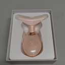 ELISHINE Red Light Therapy for Face and Neck, 7 Color Light Based Face Massager Tool, Portable Skin Care Tool for Firming, Tightening and Lifting (Glossy Pink)