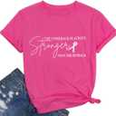 Breast Cancer Awareness Shirt for Women Pink Ribbon T Shirt Heart Graphic Hope Tee Tops (Pink, S)