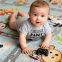 Loveternal Neutral Baby Girls Boys Cotton Romper Cute Saying Newborn Clothes 0-12 Months (3-6 Months, 1a Daddy Doesn't Play Video Games)