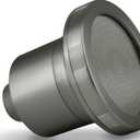 Filtered Shower Head - High-Pressure Showerhead with Water Filter System | Ideal for Hair and Skincare | Shower Water Filter System | Improve Beauty and Personal Care Routine (Brushed grey)