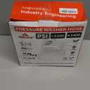 YAMATIC Pressure Washer Hose 50FT 1/4" M22 Kink Resistant Power Washer Hose Replacement for Ryobi, Troy Bilt, Greenworks, CRAFTSMAN Most Brand Power Washer with 3/8" Quick Connect Adapter, 3200 PSI